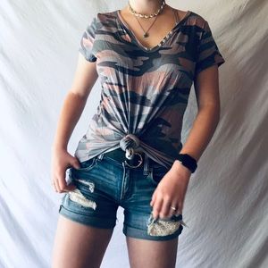 Pink Camo t-shirt